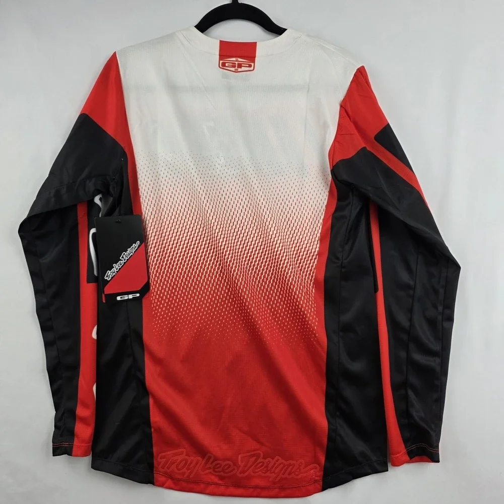 Troy Lee Designs GP Jersey Icon Black Orange White Small Motocross MTB NWT